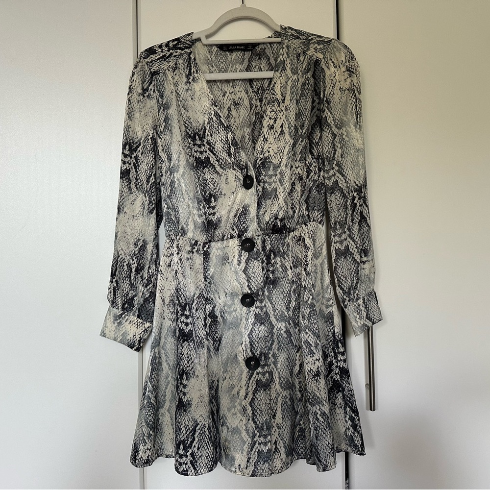 New Zara Dress Snake Print Size S